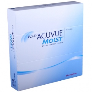 1-Day Acuvue Moist (90 шт) (уан дэй акувью мойст)